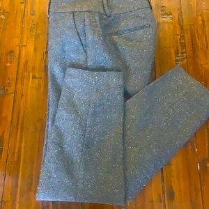 Ann Taylor cropped pants and charcoal size 00P